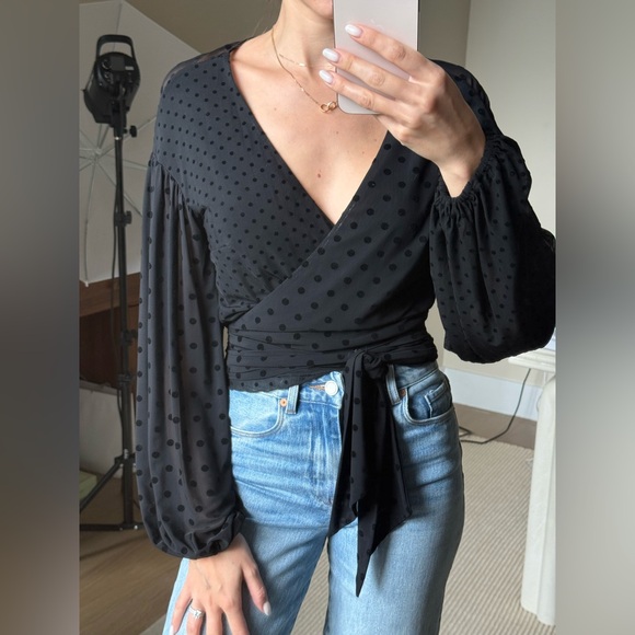 REVOLVE x Tularosa Celine wrap top - Picture 6 of 6